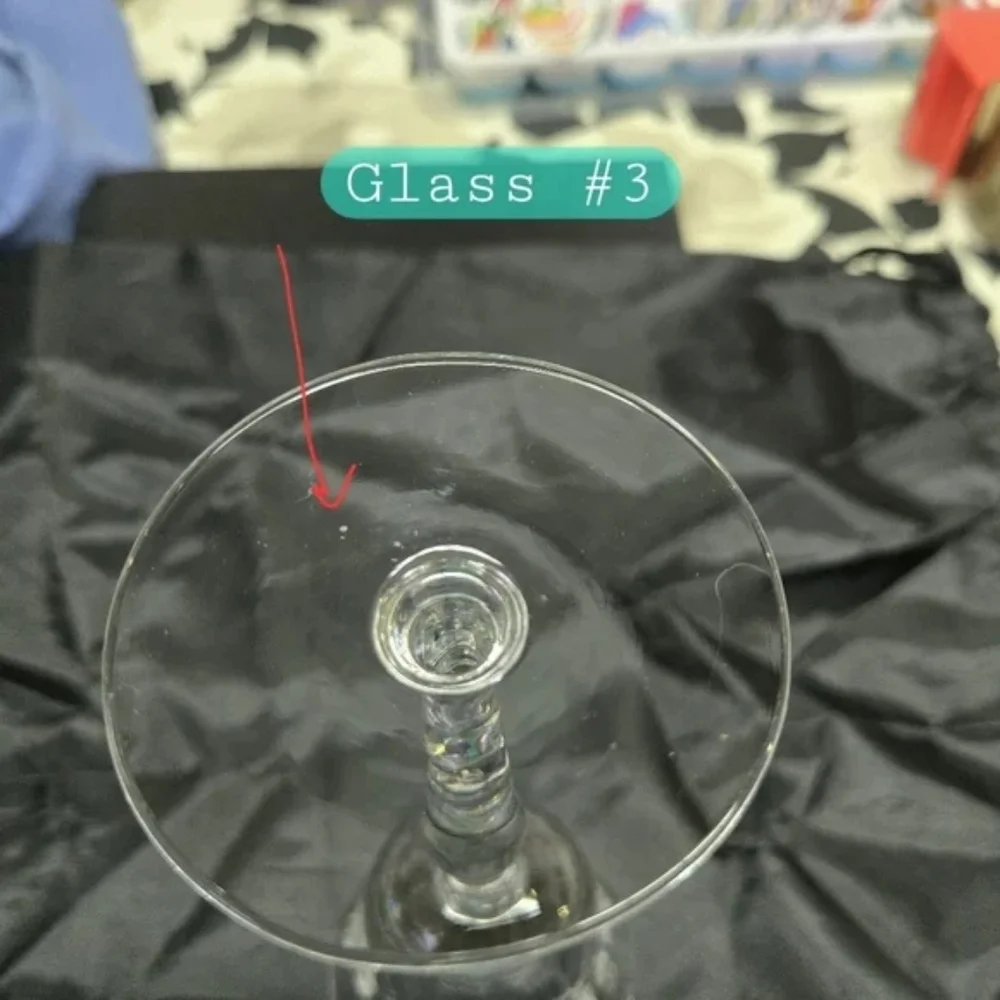 3 Morgantown Glass Co's Virginia Cordial Etched in Clear Wine/Water Glass - Picture 12 of 16